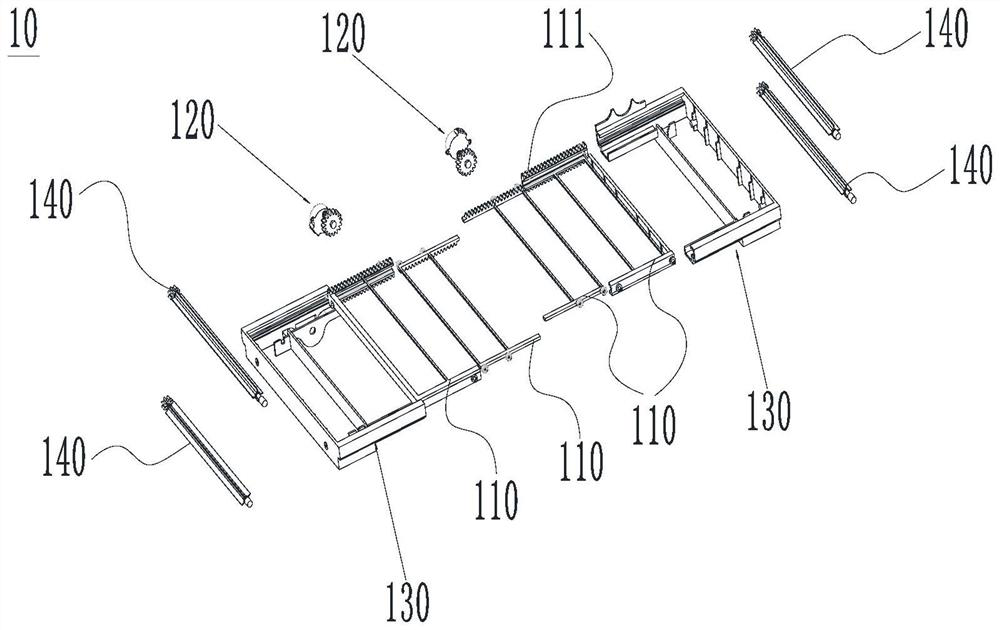 Filter screen structure and air conditioner with same