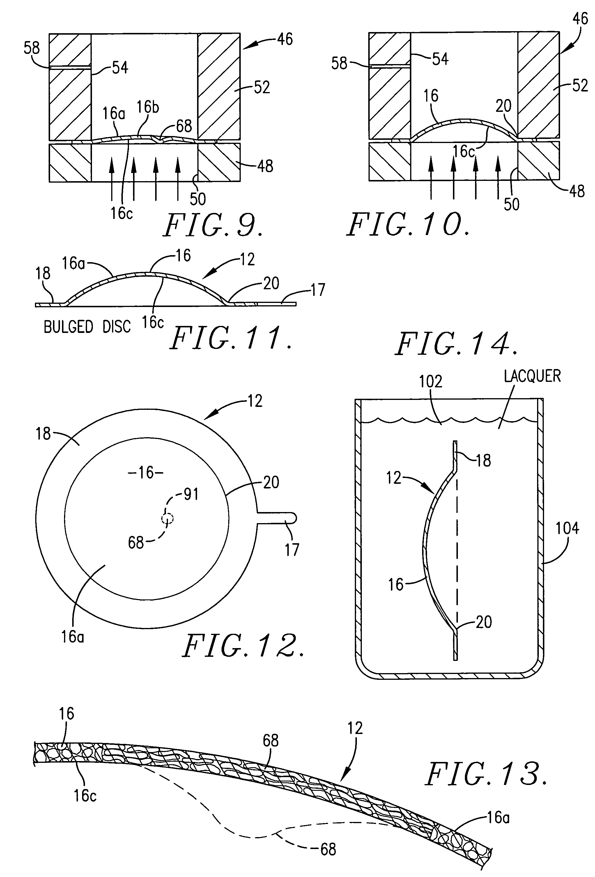 Reverse acting rupture disc with laser-defined electropolished line of weakness and method of forming the line of weakness