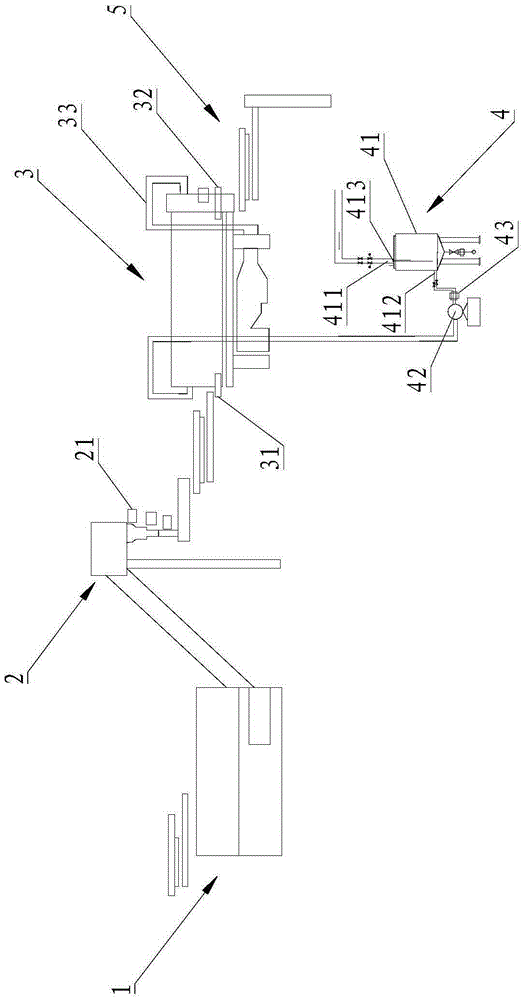 One-time moistening and humidifying device for threshing and redrying tobacco leaves