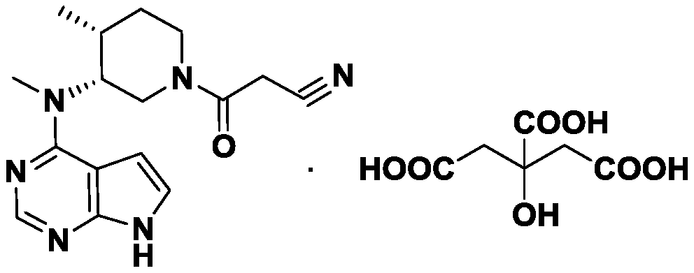 A kind of refining method of tofacitinib citrate compound