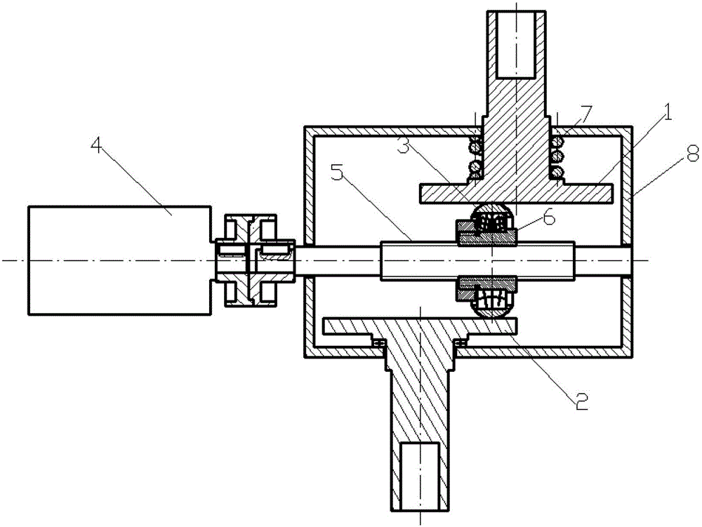 Active steering transmission device of an active steering system of automotive front wheel