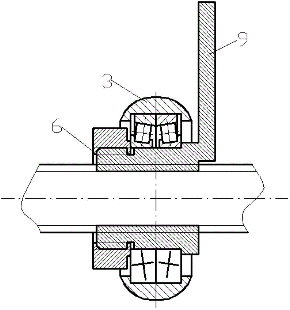 Active steering transmission device of an active steering system of automotive front wheel