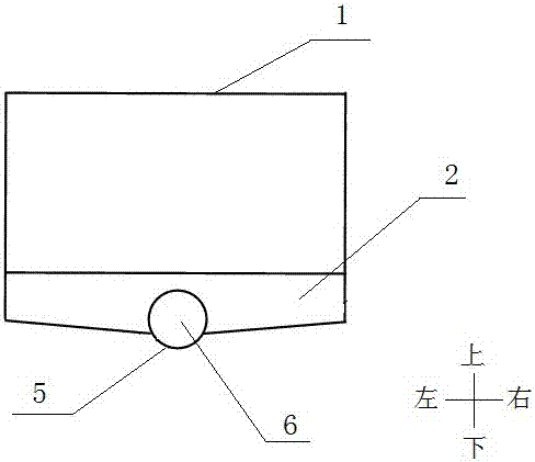 Oil tank with oil baffle