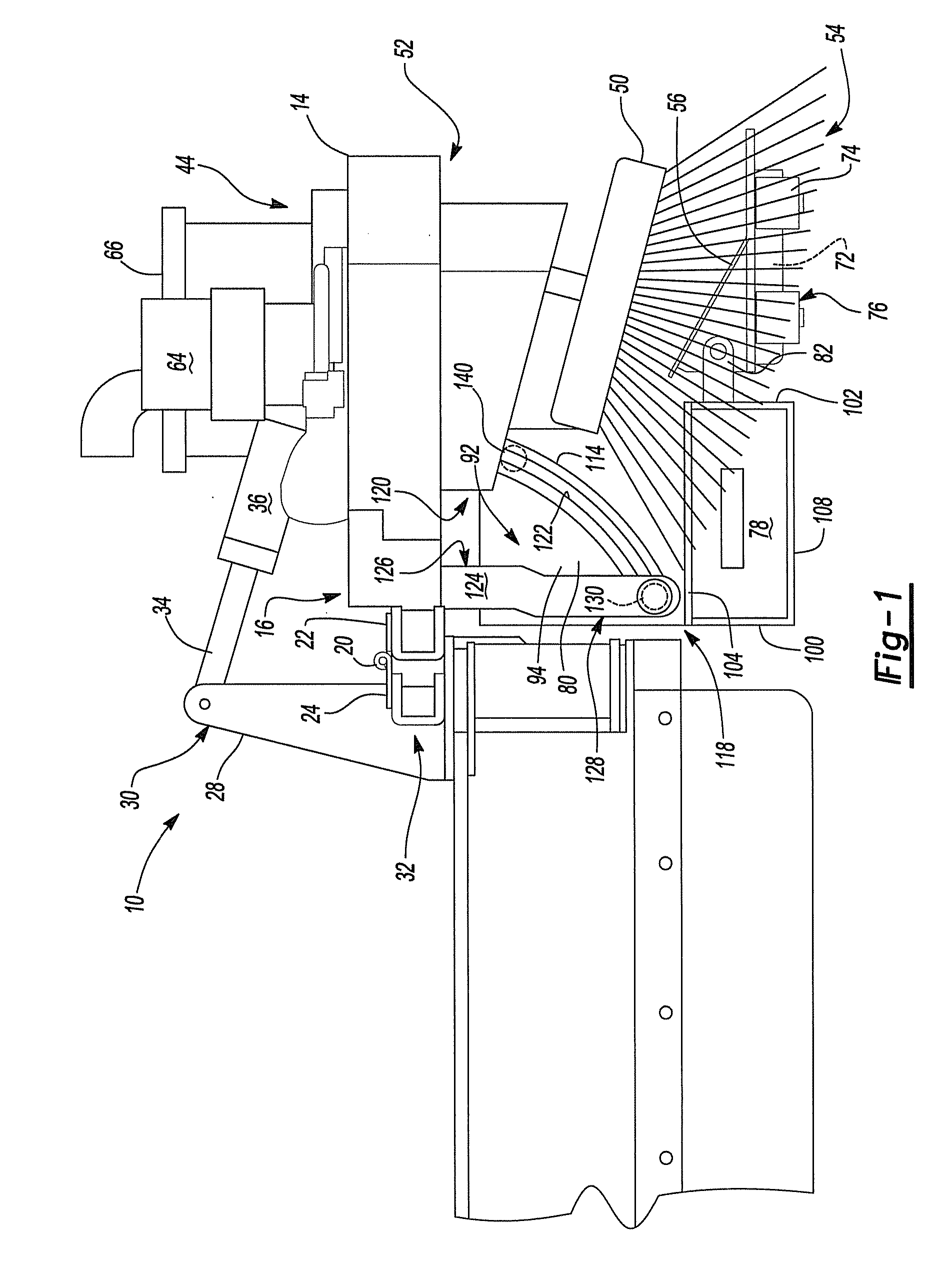 Brush and vacuum assembly and method of use