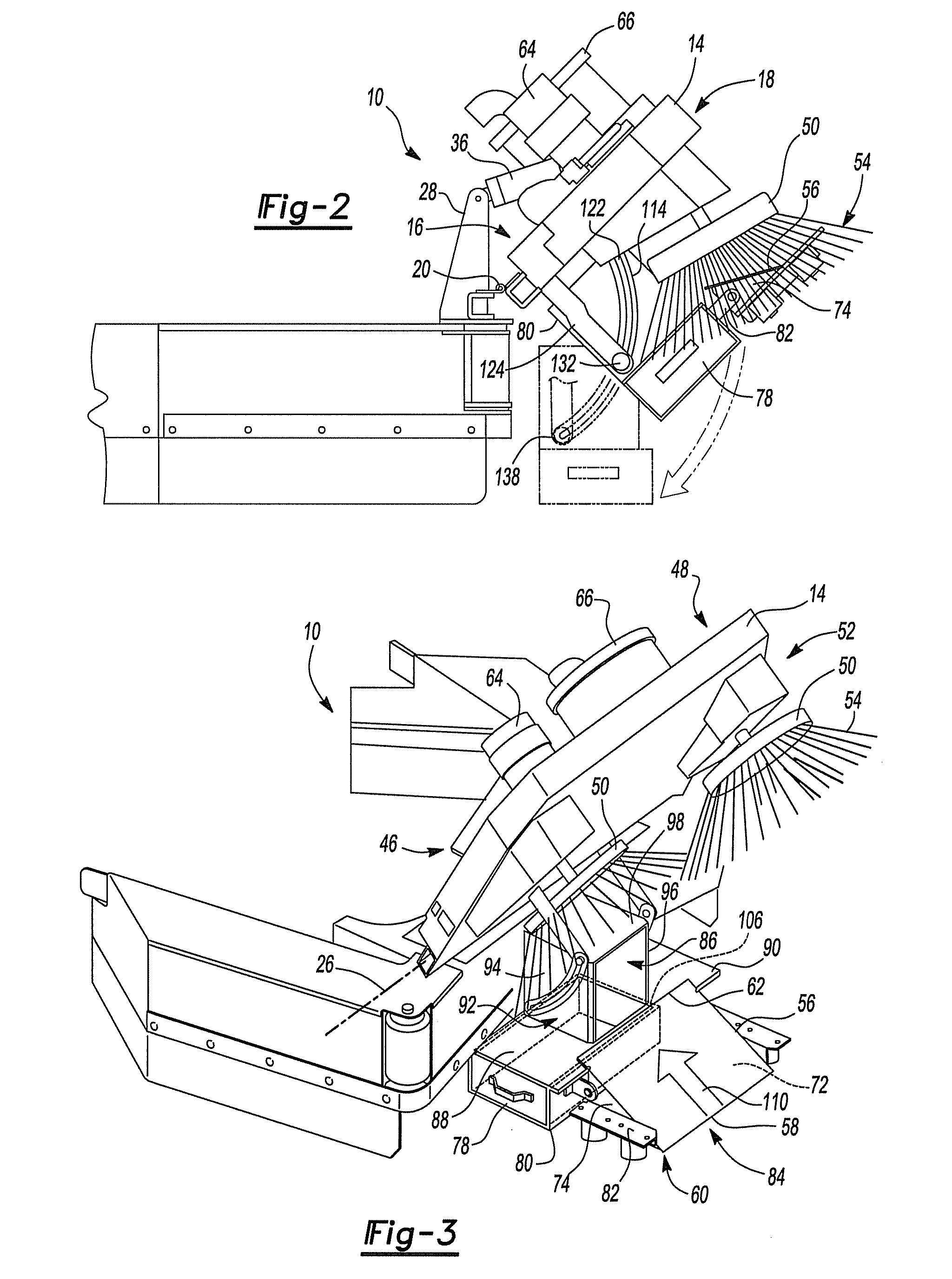 Brush and vacuum assembly and method of use