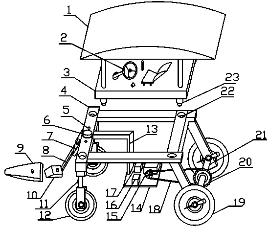 Soil scarifying harvester