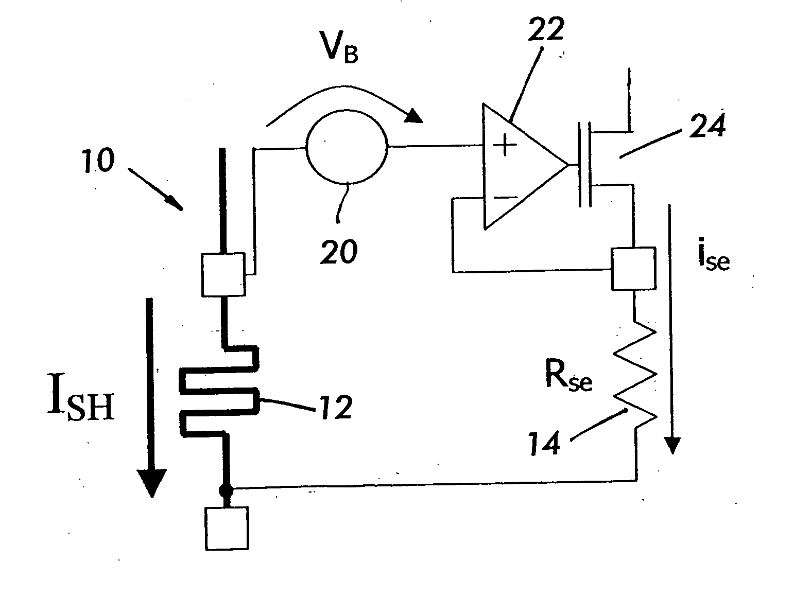 Current sense shunt resistor circuit