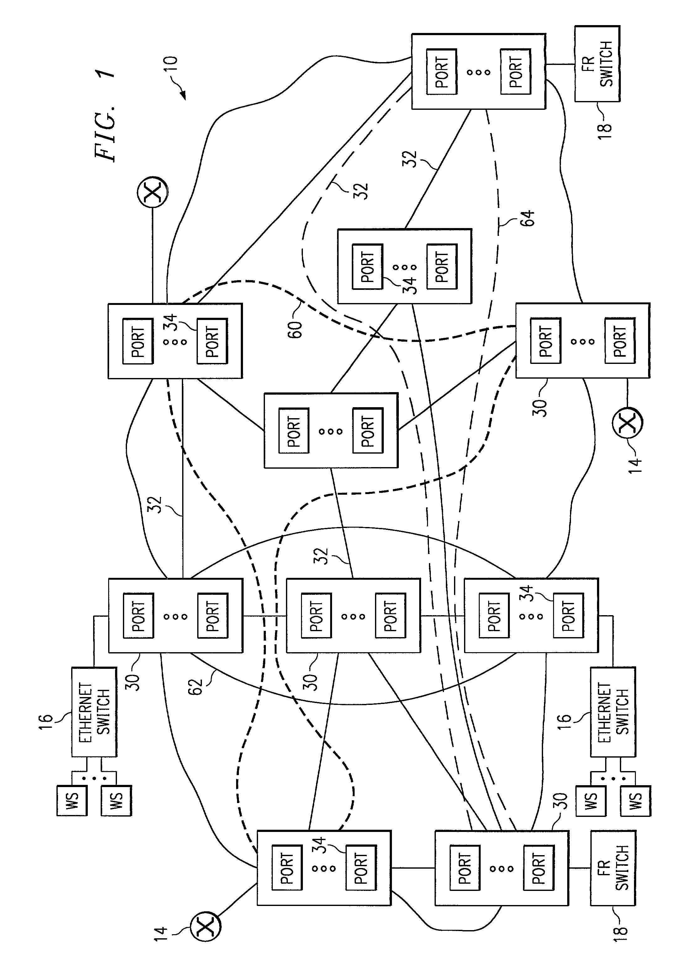 Method and system for quality of service (QoS) support in a packet-switched network