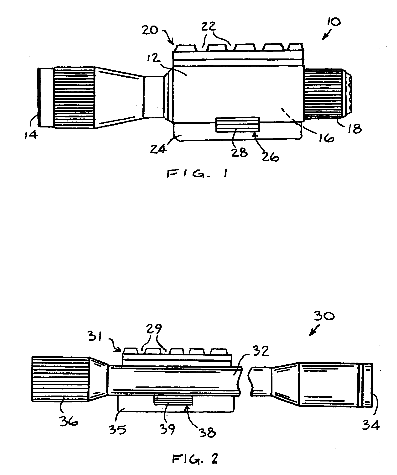Optical accessory with mounting rail