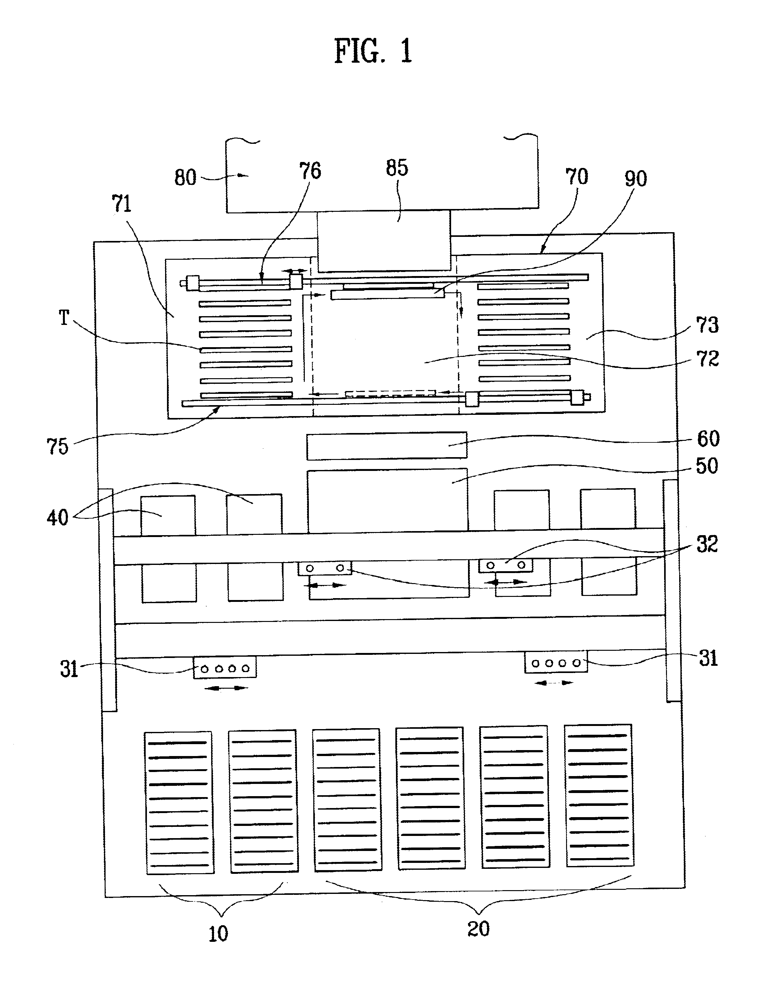 Device for compensating for a test temperature deviation in a semiconductor device handler