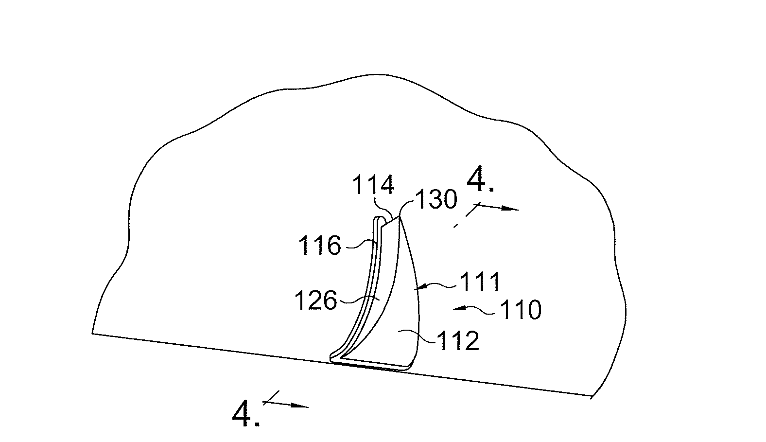 Wing leading edge having vortex generators