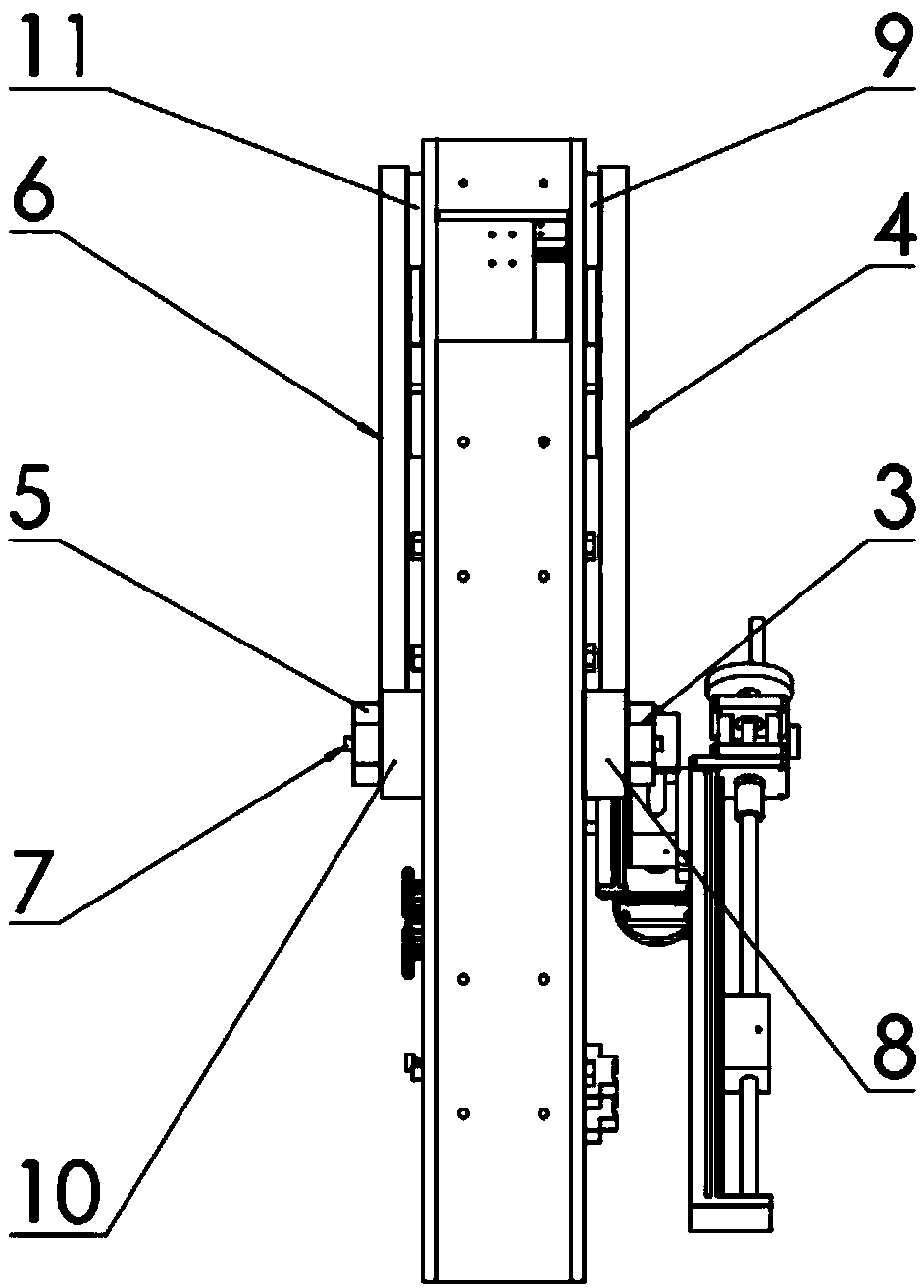Connection rod structure-based cascade wind tunnel rotation window support mechanism