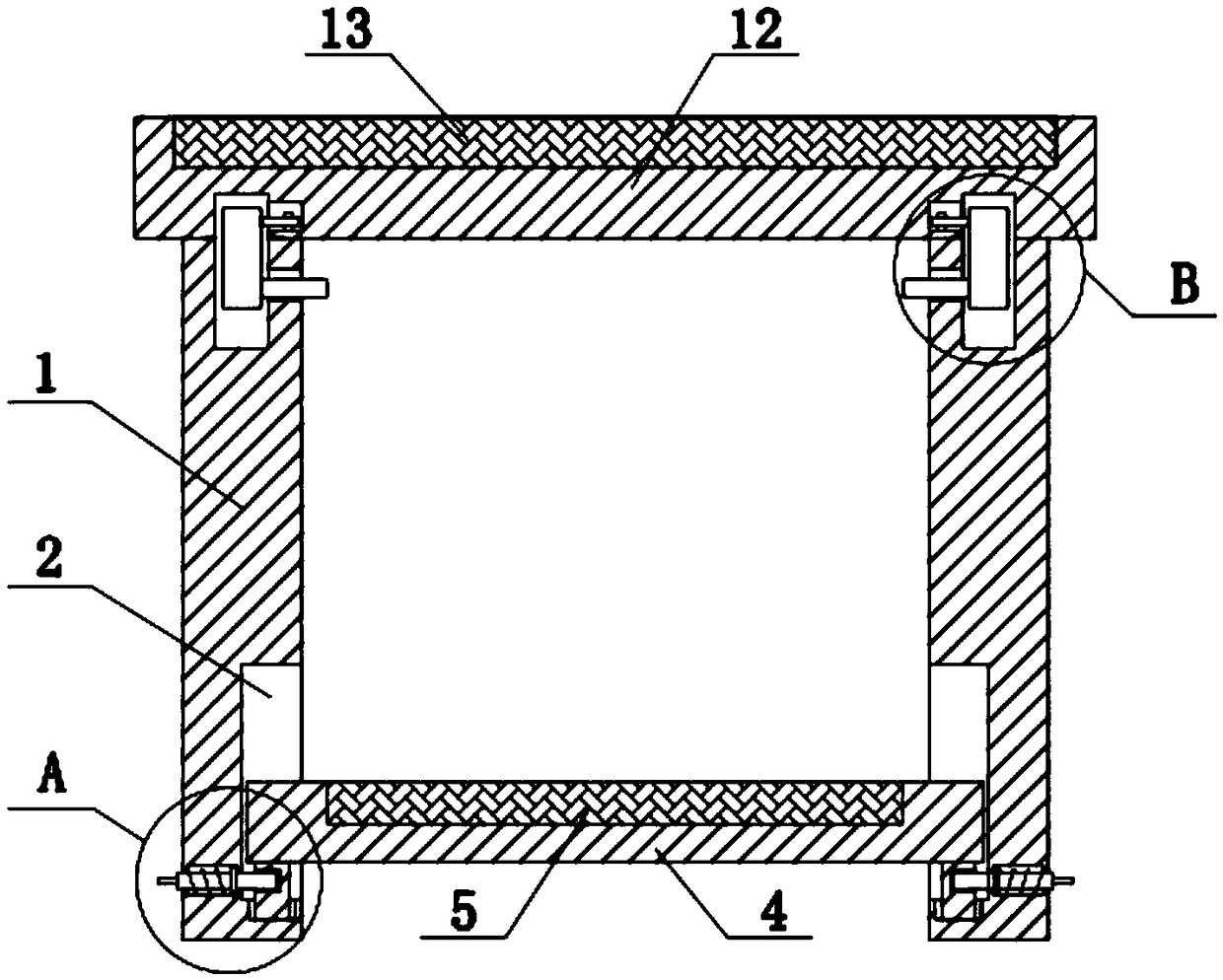 Assembled type electric heat generating table