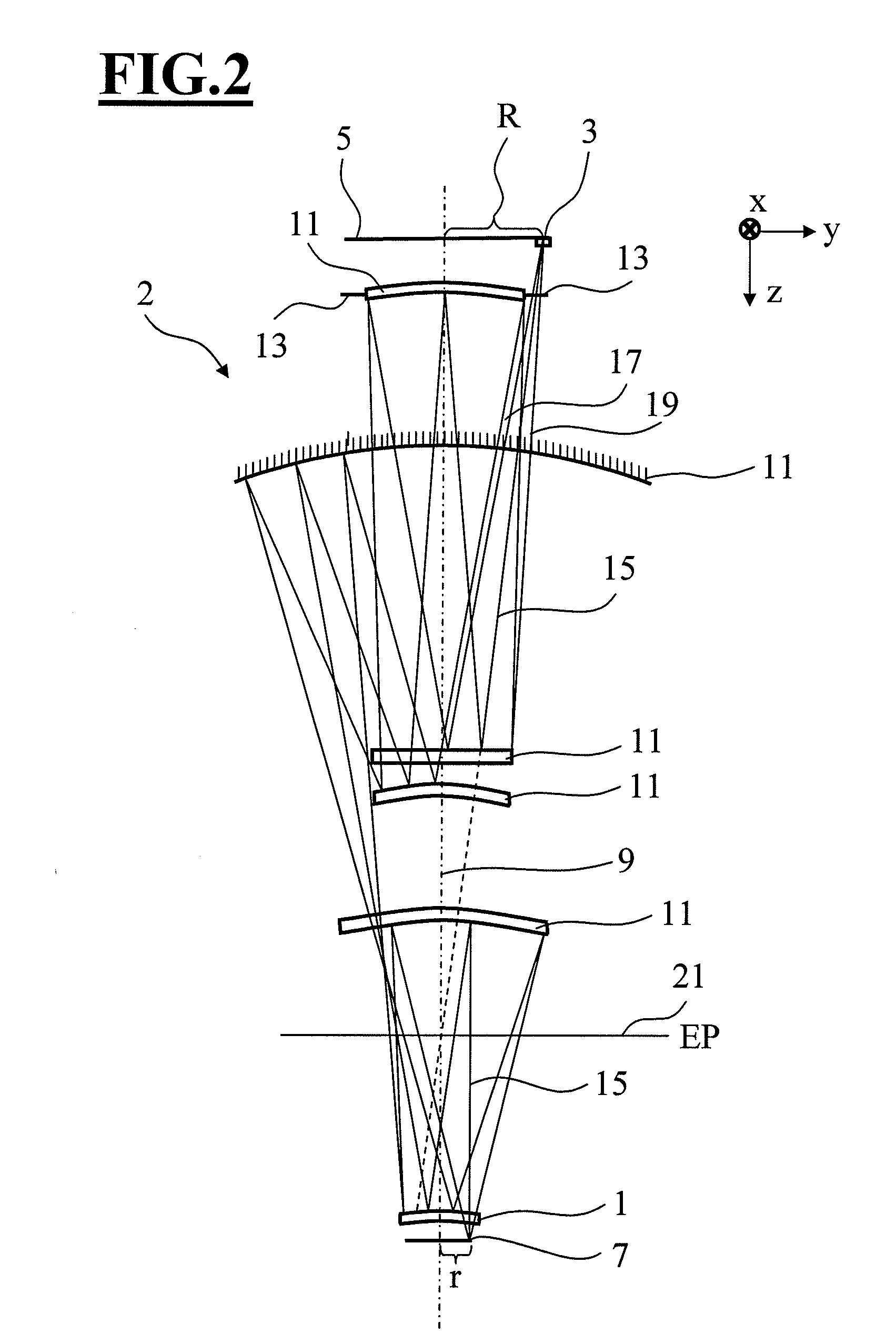 Mirror for the EUV wavelength range, projection objective for microlithography comprising such a mirror, and projection exposure apparatus for microlithography comprising such a projection objective