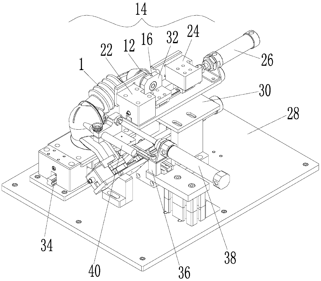 Bellows air tightness testing equipment and testing method