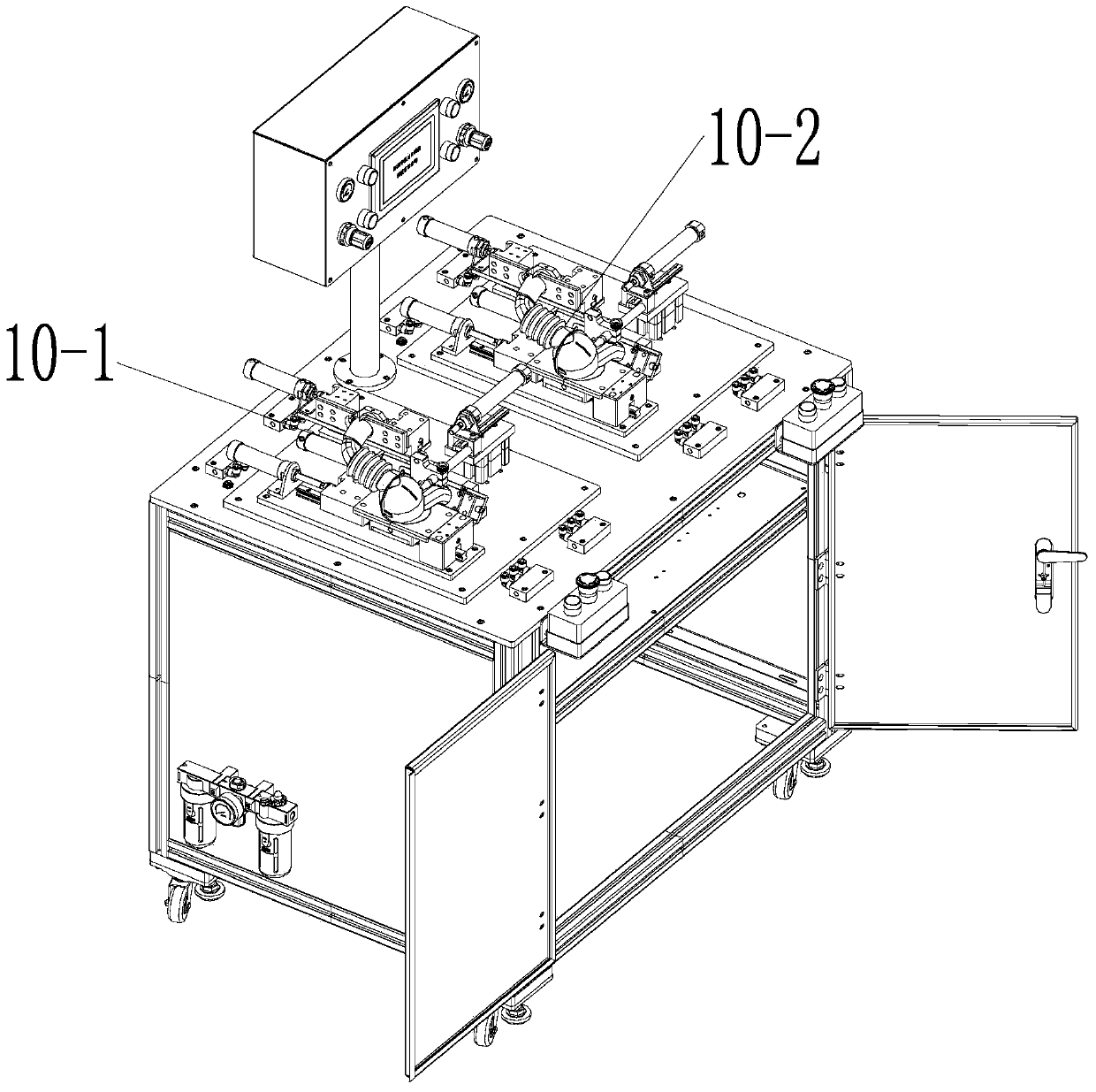 Bellows air tightness testing equipment and testing method