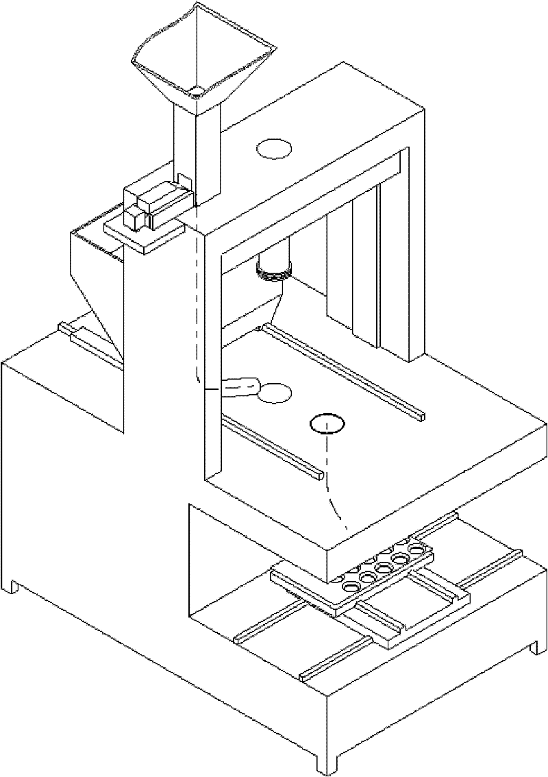 Molding machine for compressed nutrition pot