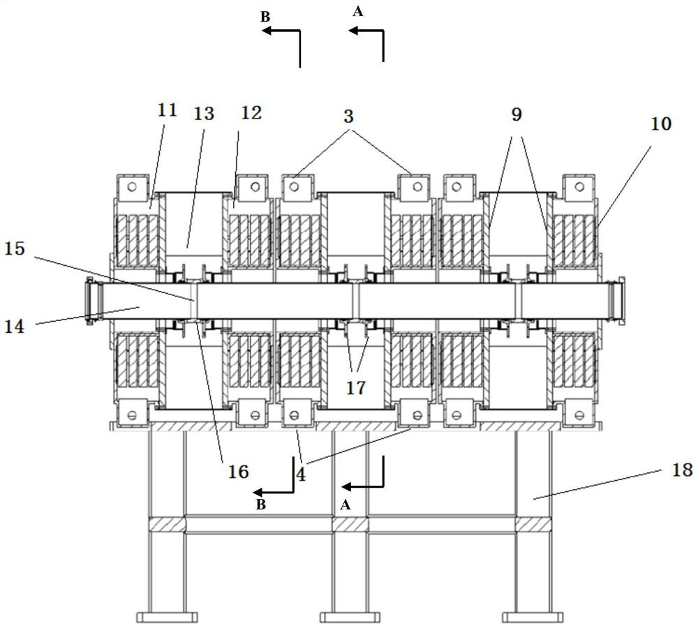 A Frequency Conversion Asynchronous Cavity Structure