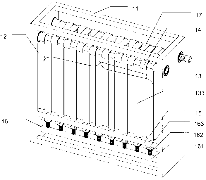 Grating device capable of achieving 2D/3D conversion and displayer containing same