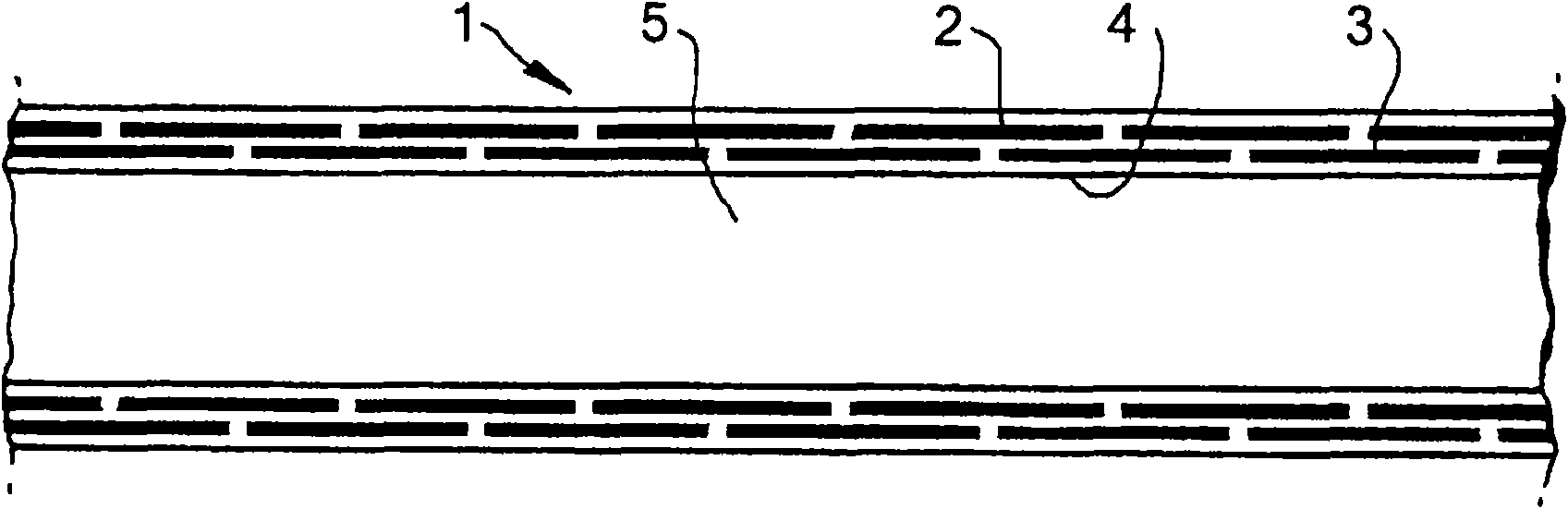 Tubular body comprising two or more layers of helically bended strips