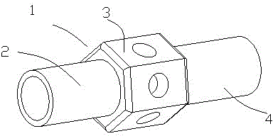 A rubber roller installation head of a glazing machine