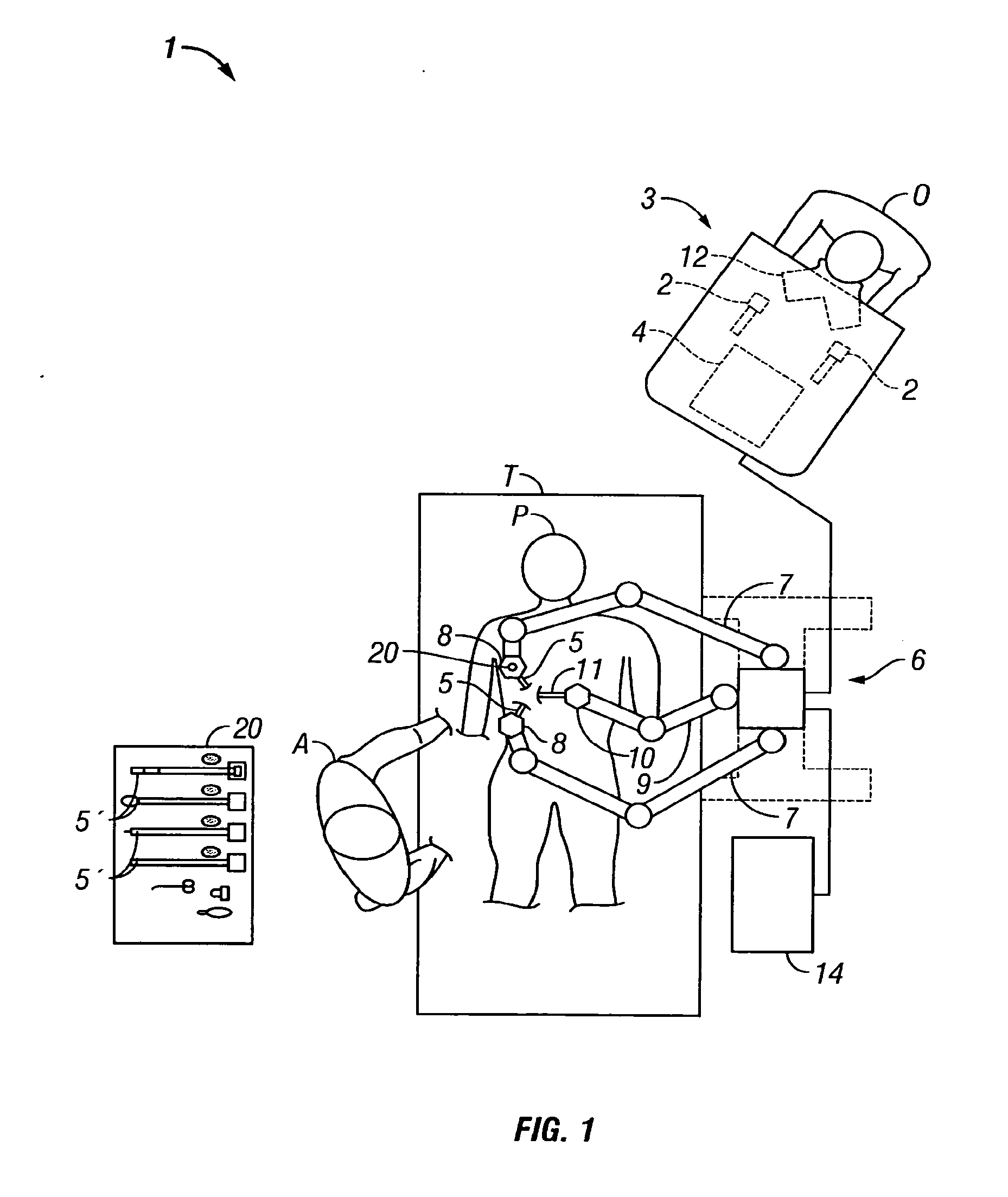 Indicator for tool state and communication in multiarm telesurgery