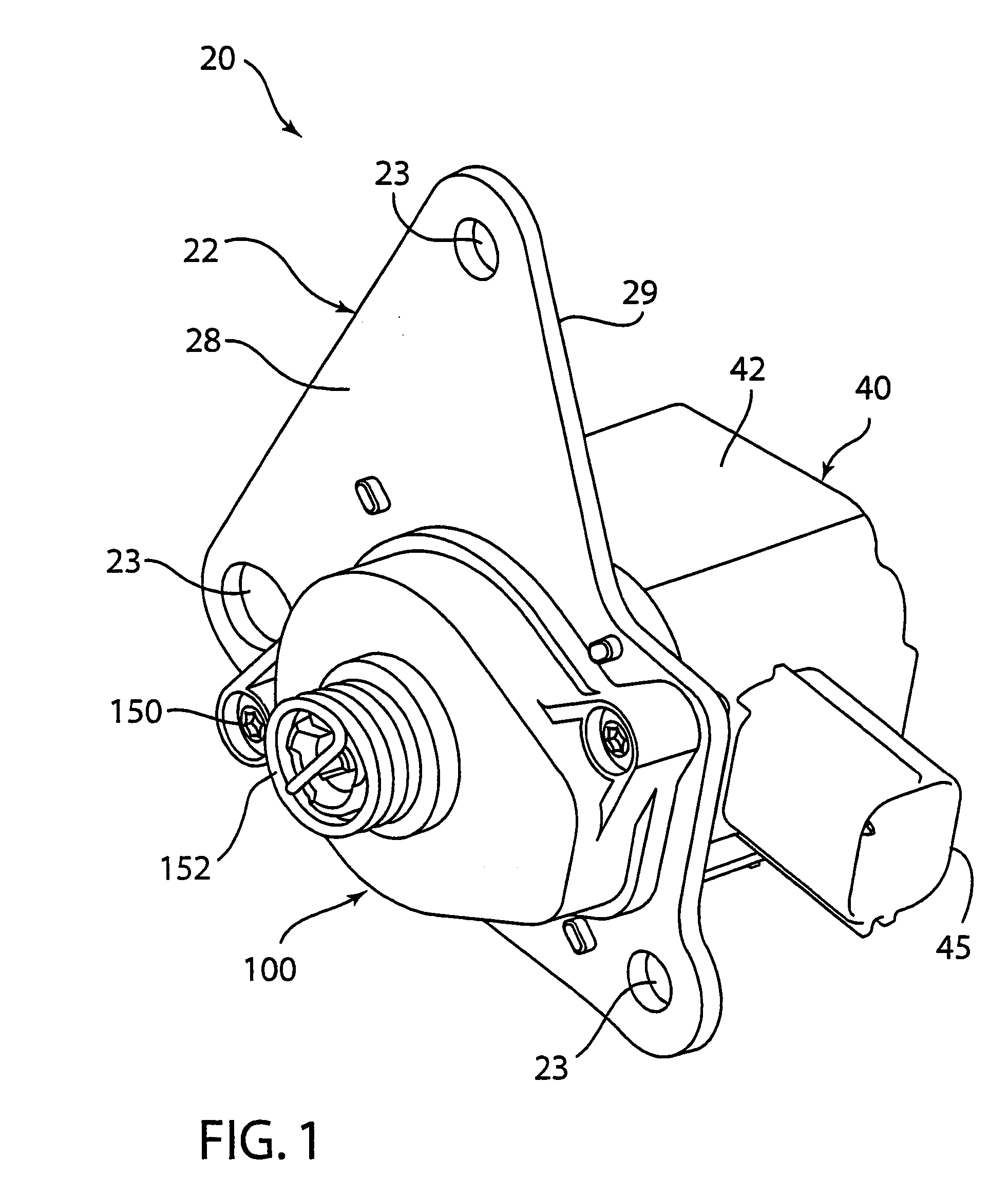 Actuator with integral position sensor