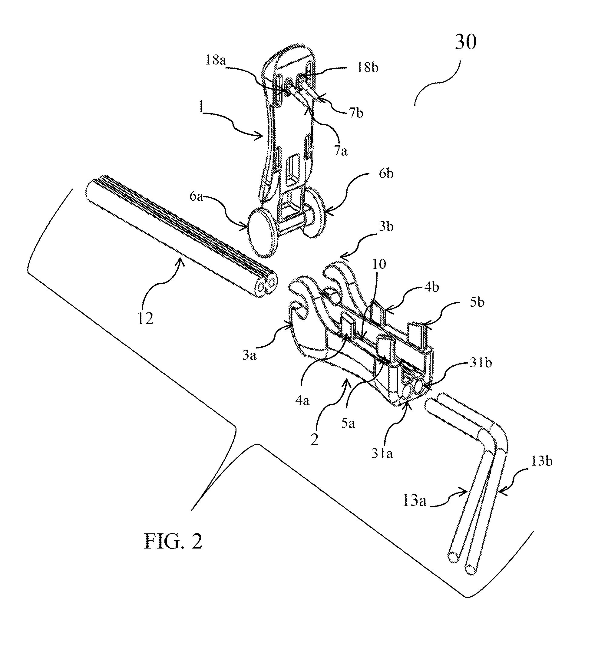 Electrical connector assembly with detachable pivot shaft and pivot hub with insert