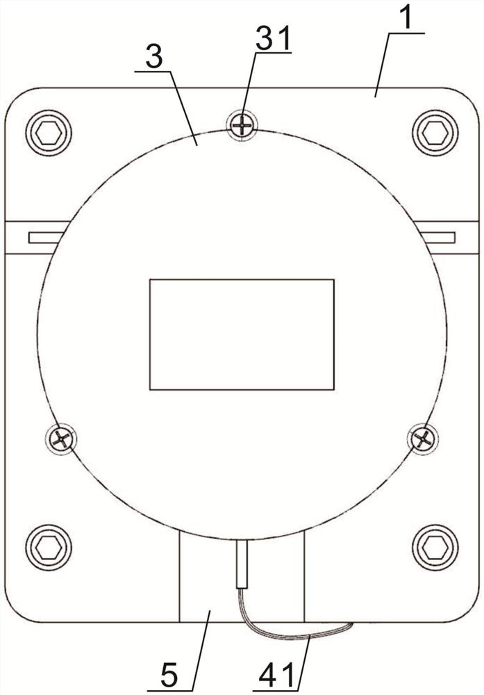 A large-scale isolator with hidden resistance