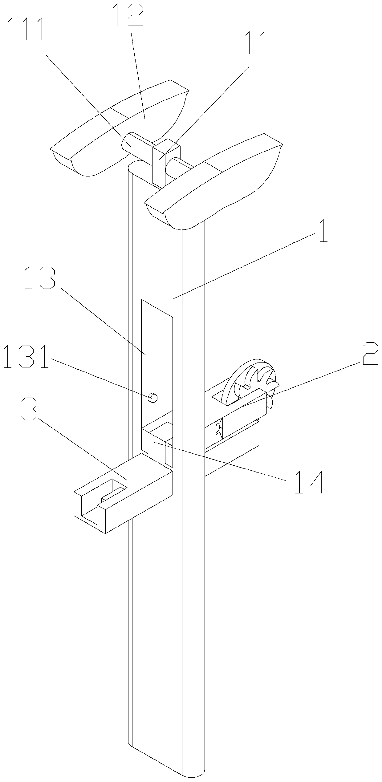 Electric self-balancing scooter operating lever with high safety