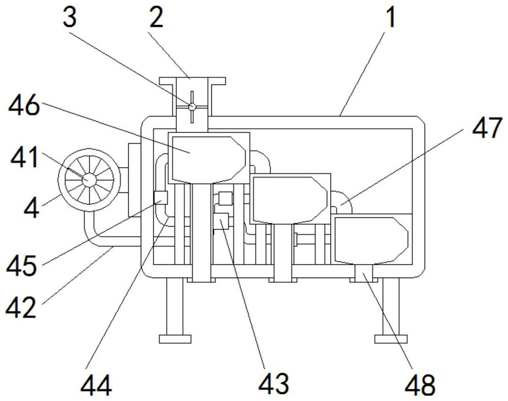 Composite cyclone dust collector with winnowing device