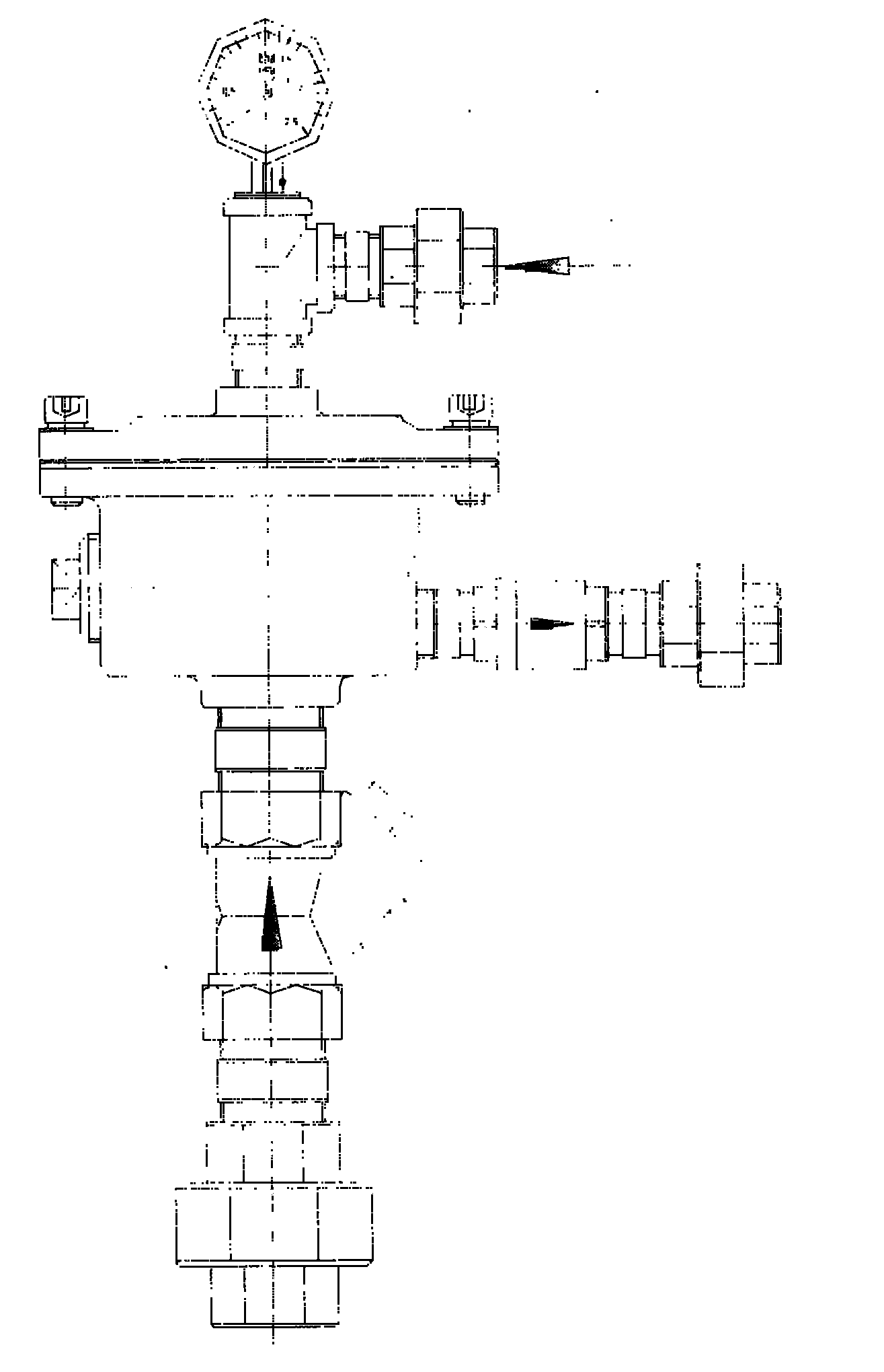 Hydraulic driven foam control valve