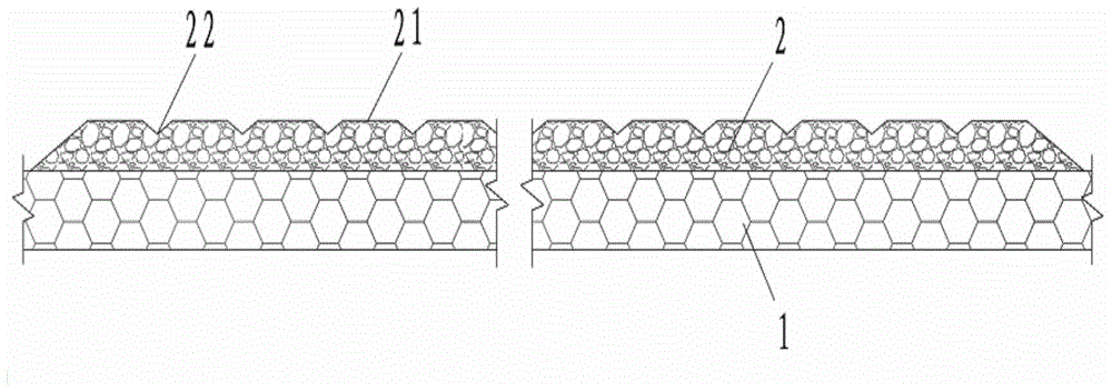 Combined foundation bed for immersed tube tunnels and construction method thereof