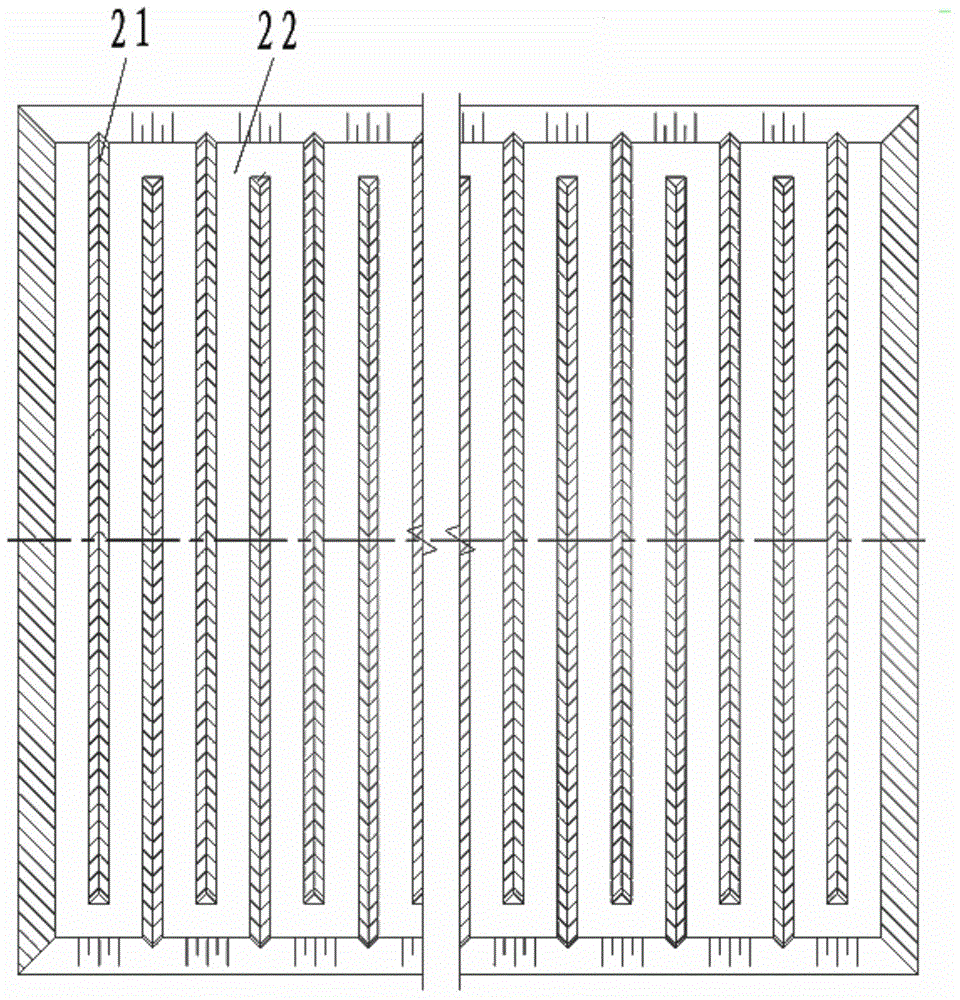 Combined foundation bed for immersed tube tunnels and construction method thereof