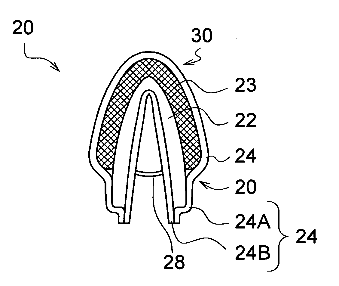 Interlabial pad