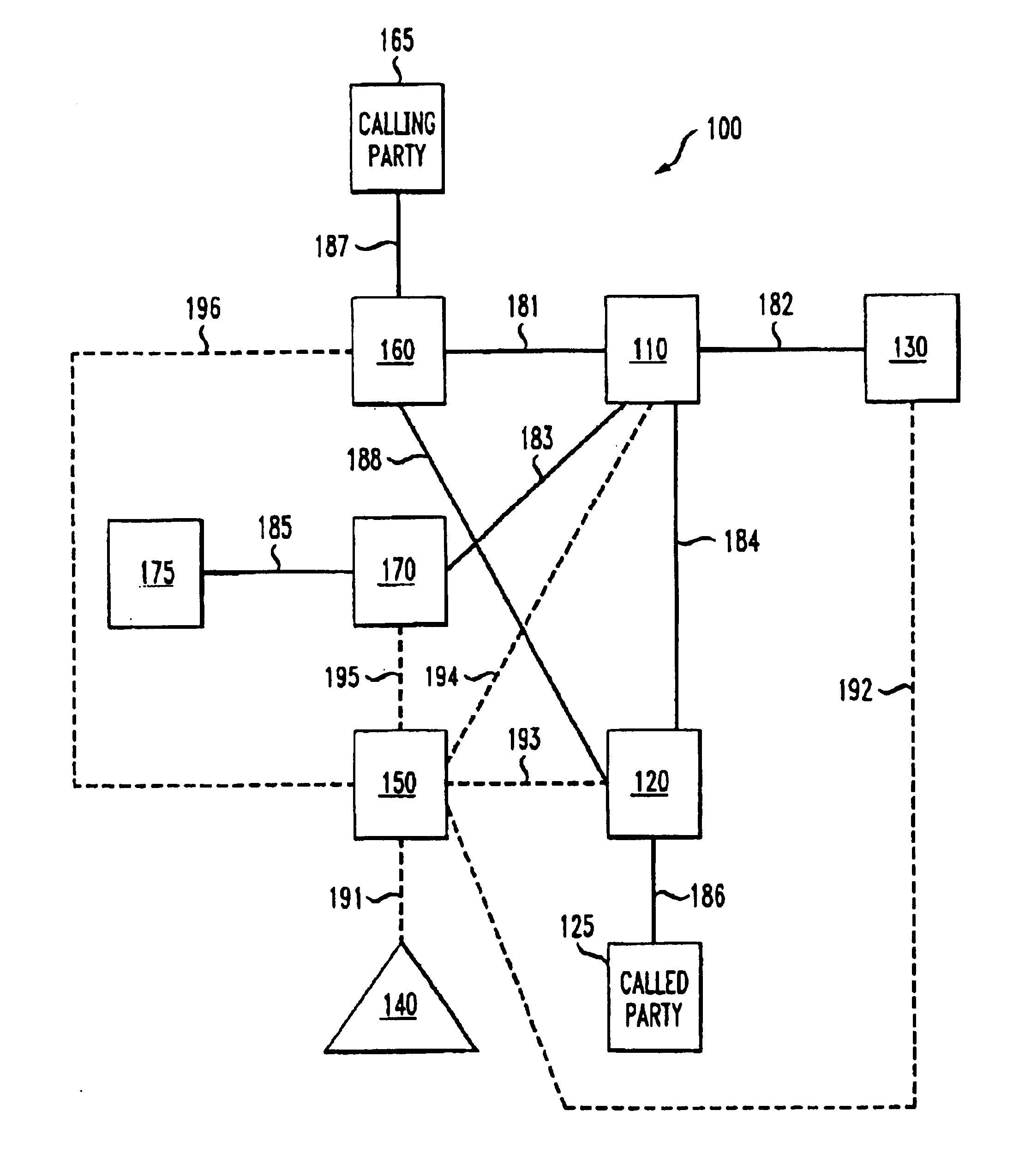 System and method of billing a predetermined telephone line for service utilized by a calling party