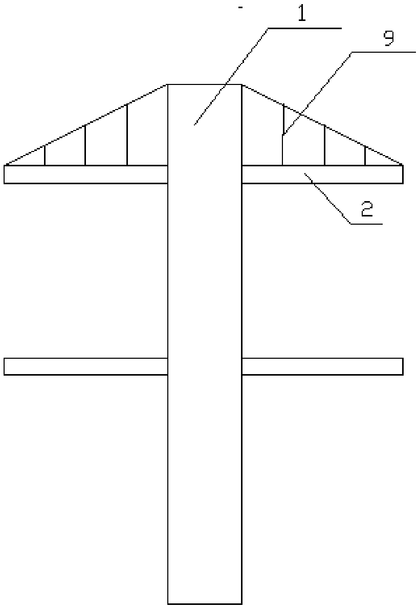 Reinforcing structure of building