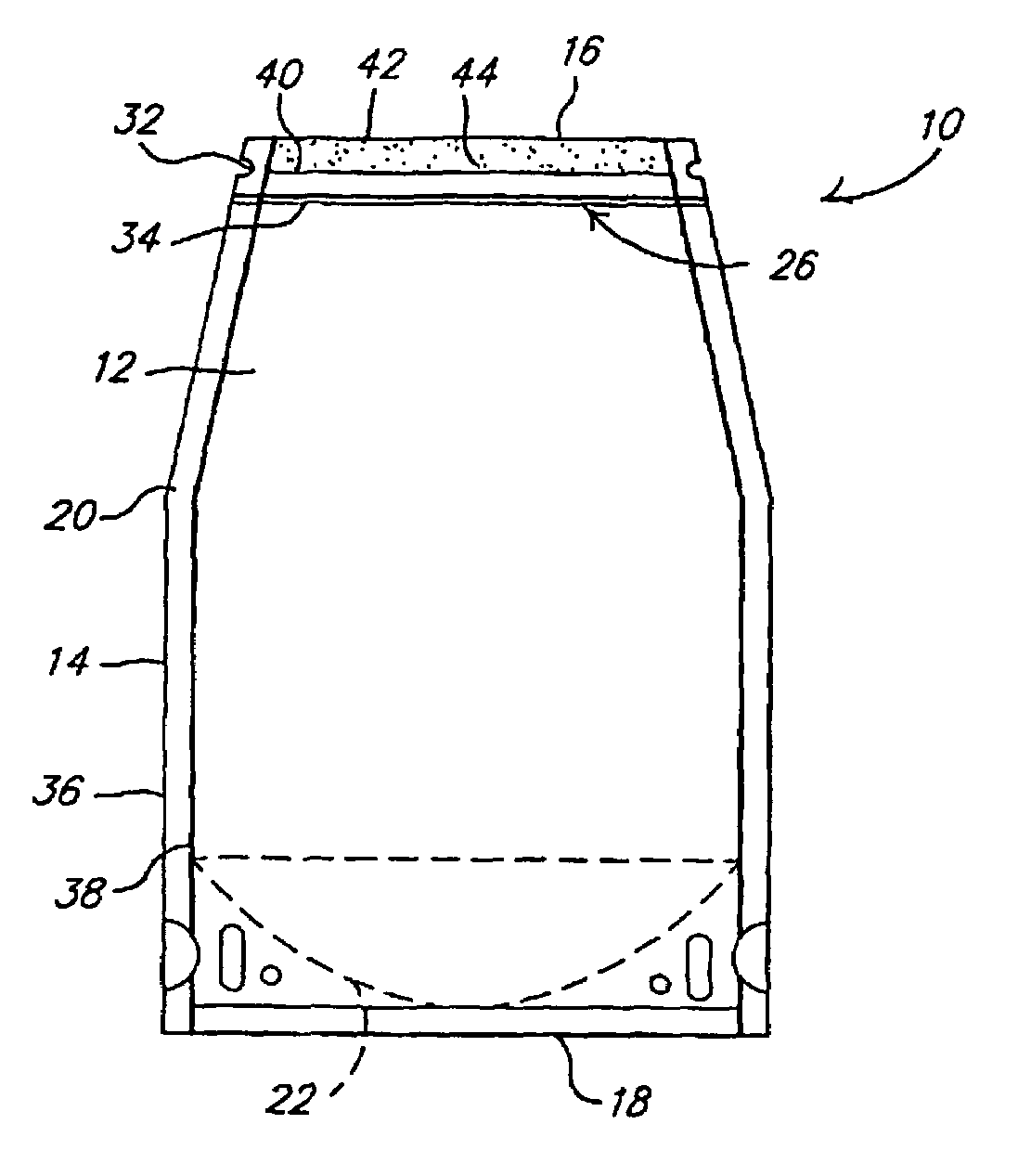Flexible pouch and method of forming a flexible pouch