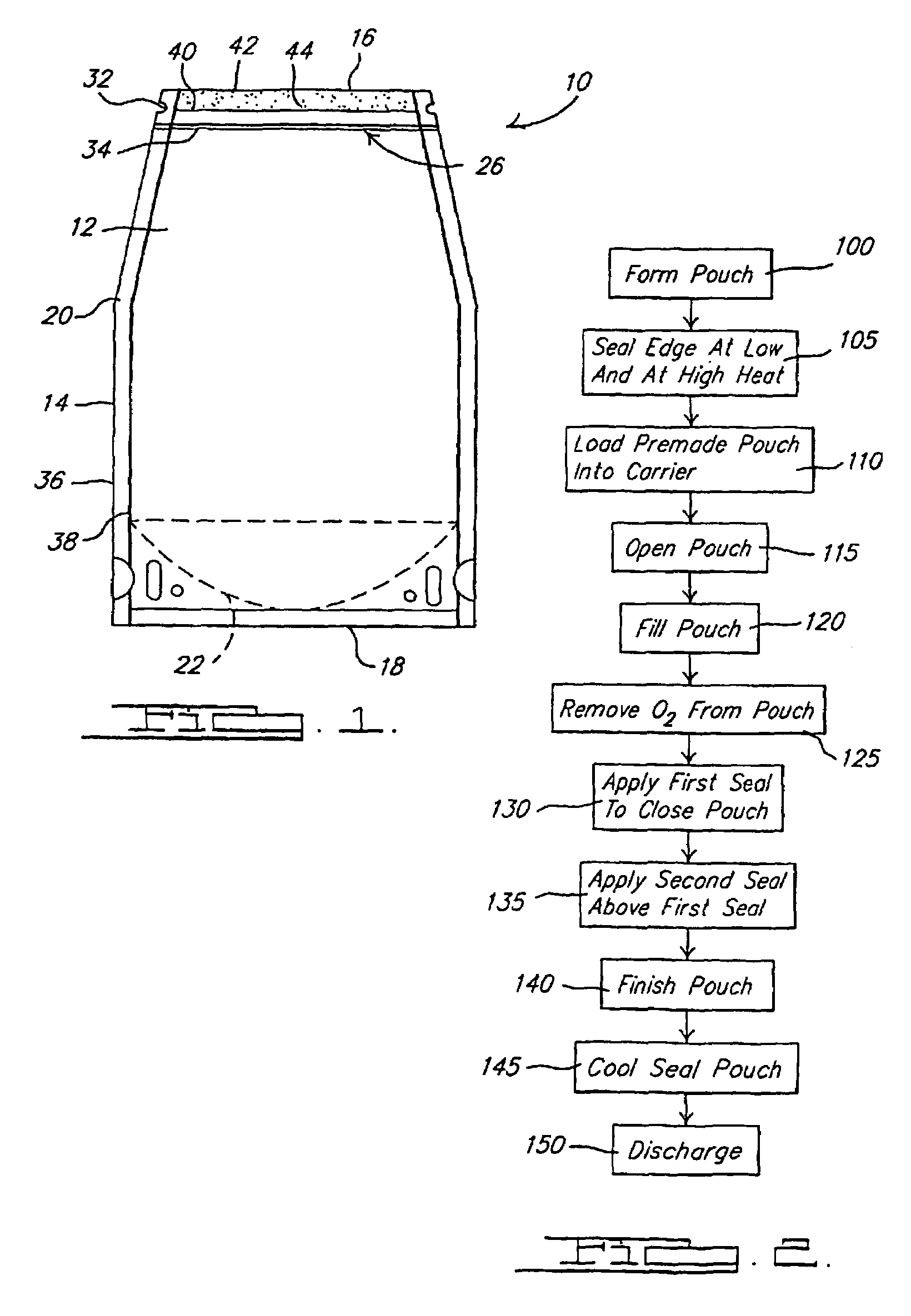 Flexible pouch and method of forming a flexible pouch