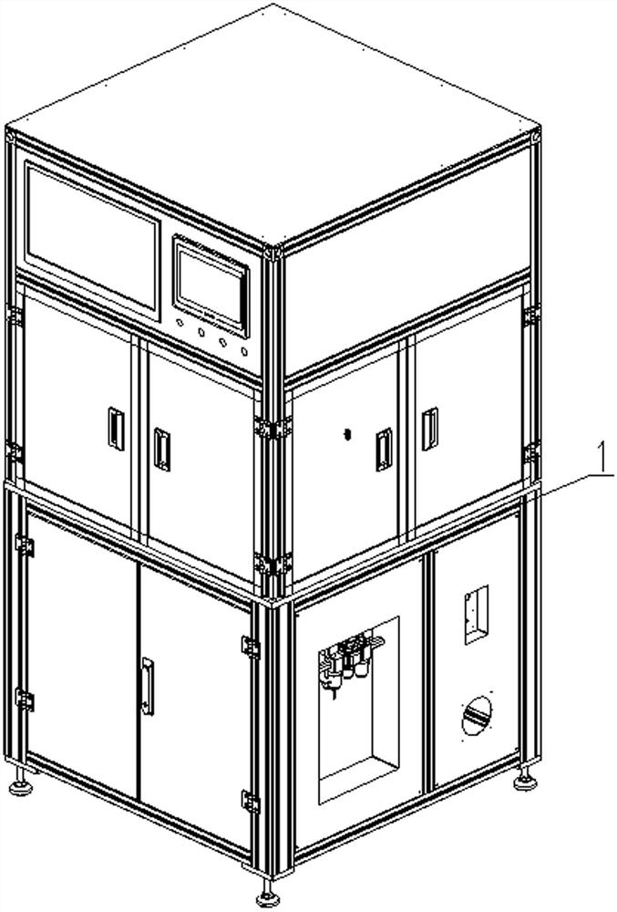 Board end connector assembly testing machine