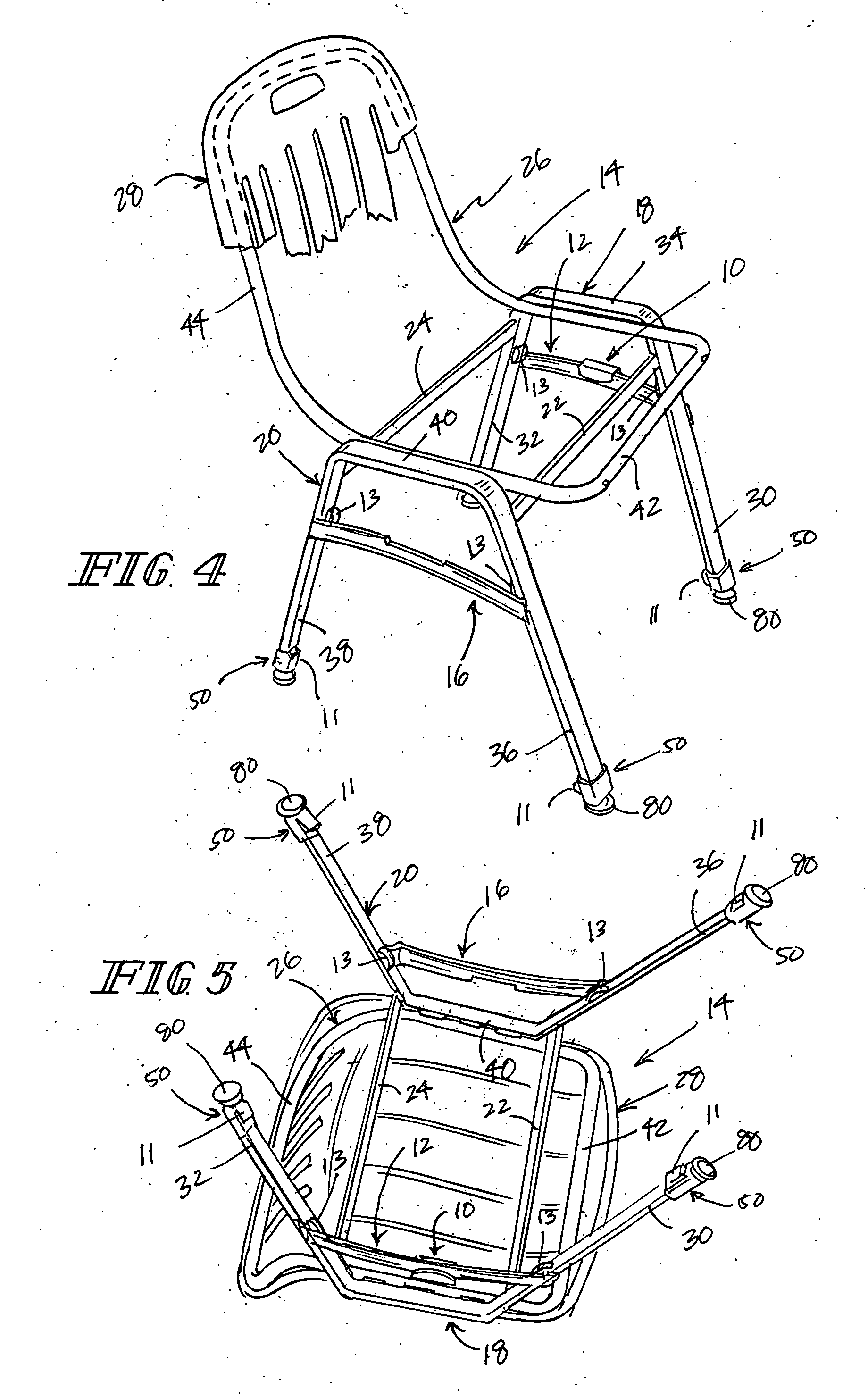 Chair stacker apparatus