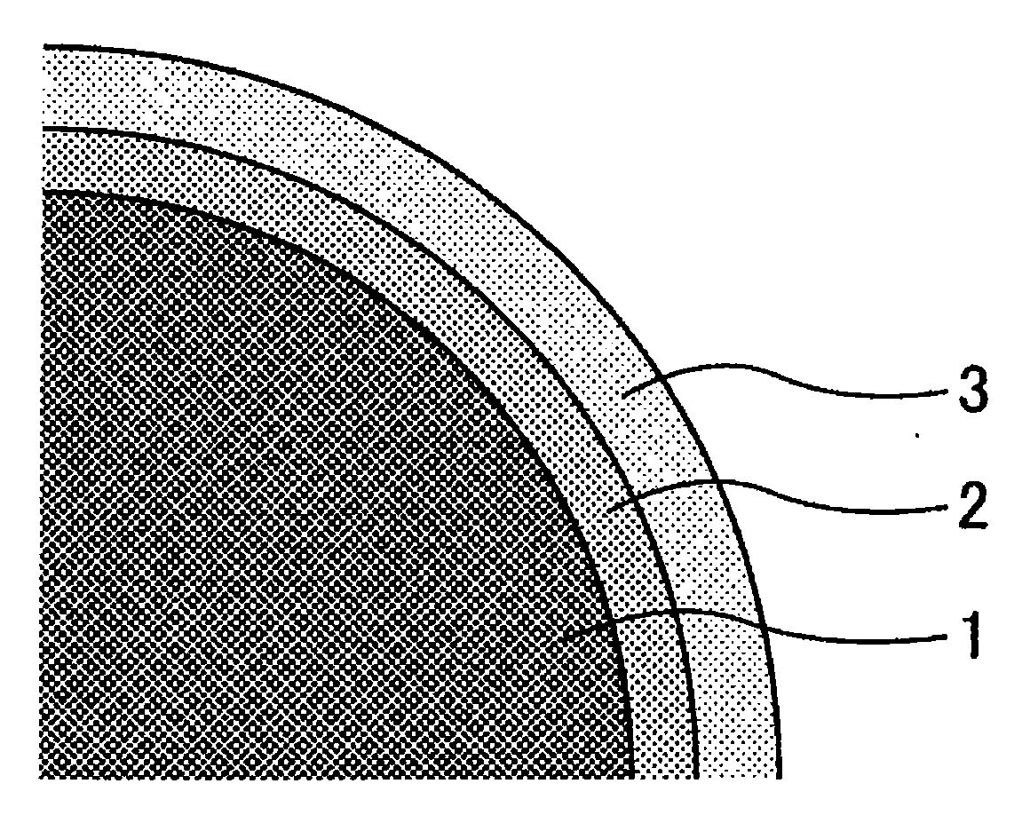 Surface-treated fluorescent material and process for producing surface-treated fluorescent material