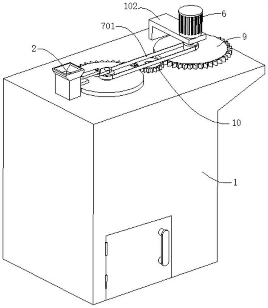 A device for processing dried flowers and hay