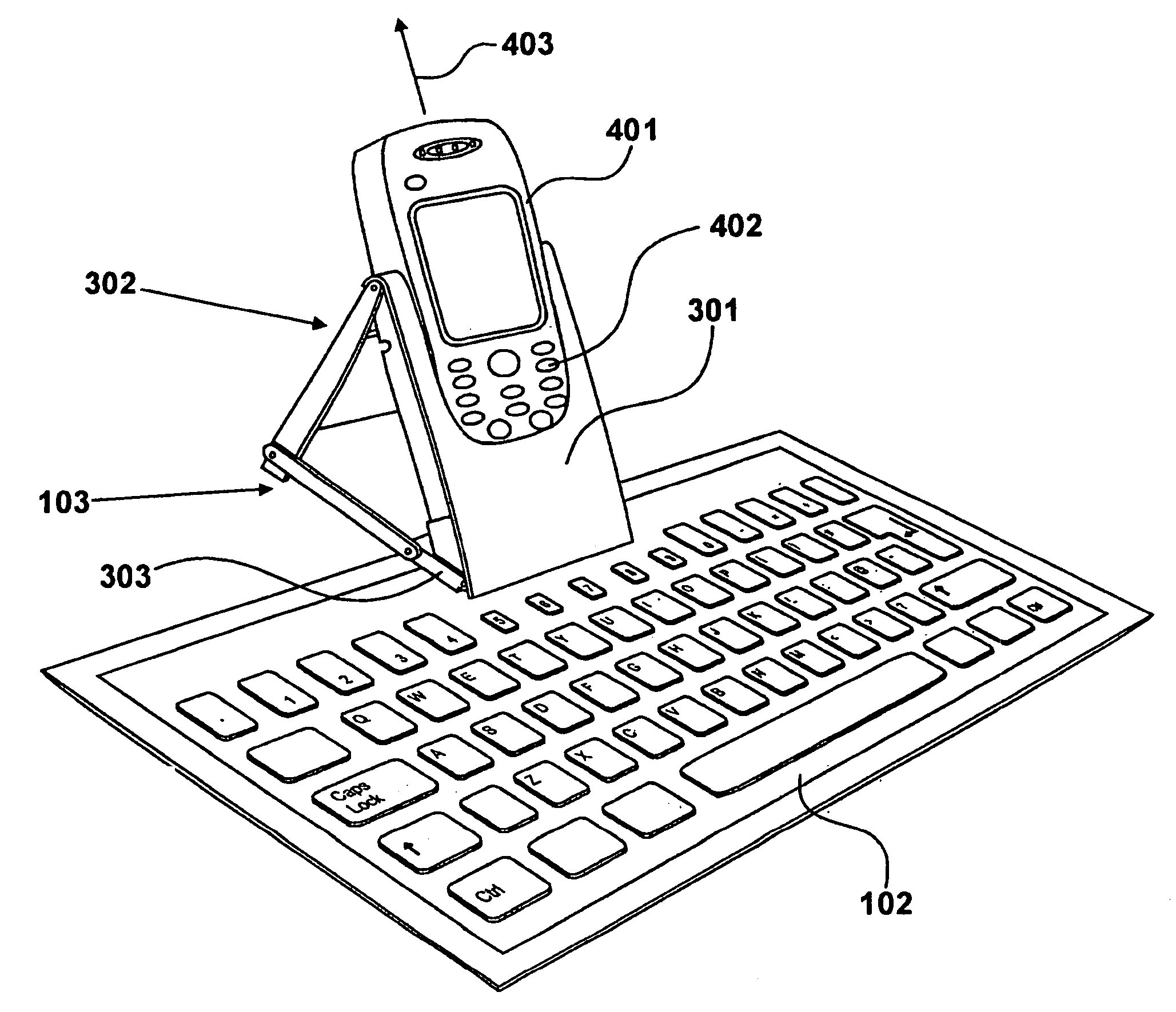 Flexible foldable keyboard