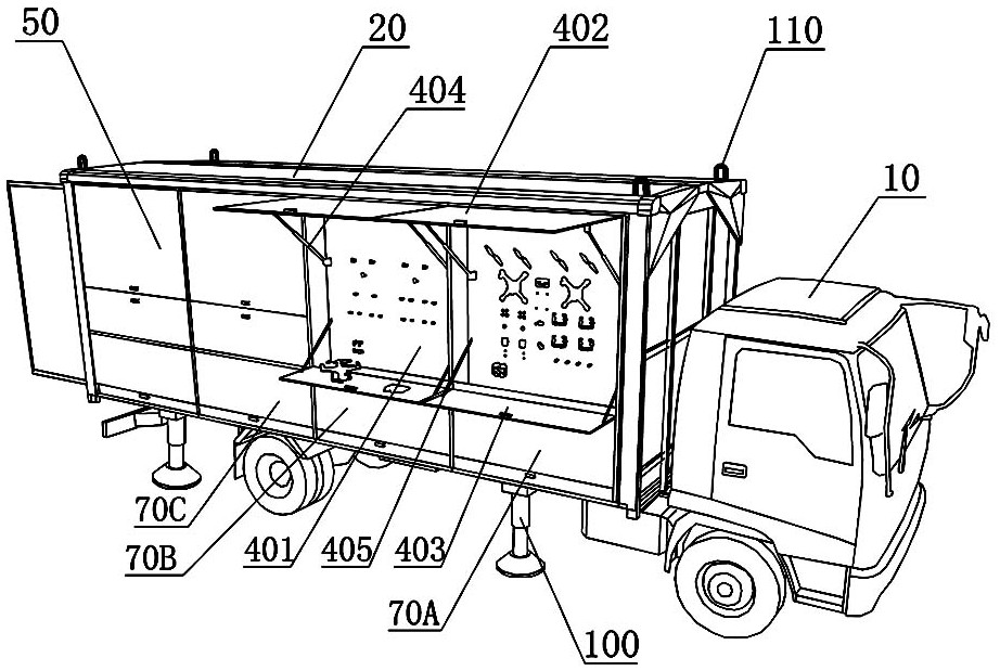 Unmanned detection comprehensive transport vehicle for field water conservancy survey