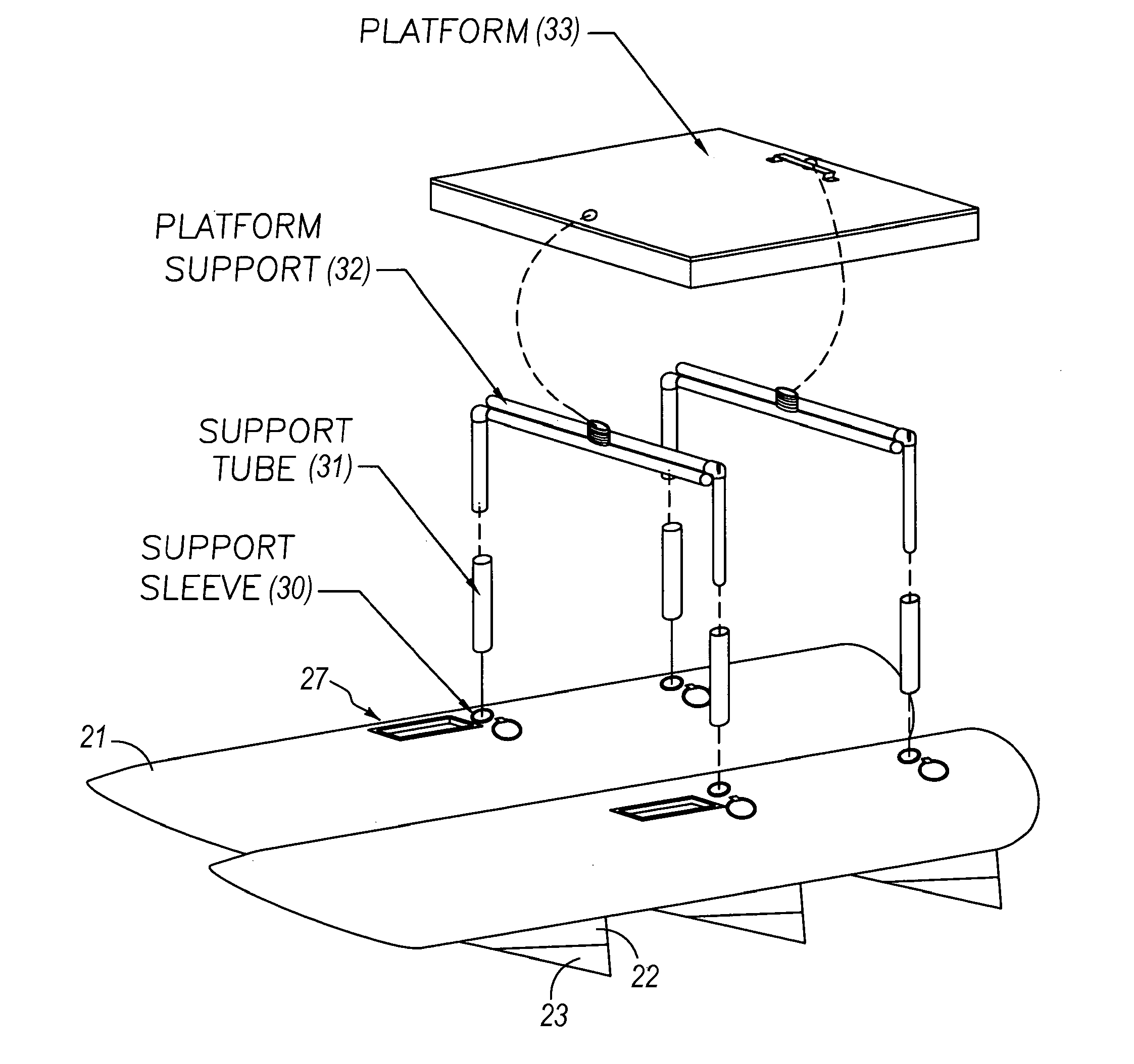 Apparatus for walking and resting upon the water