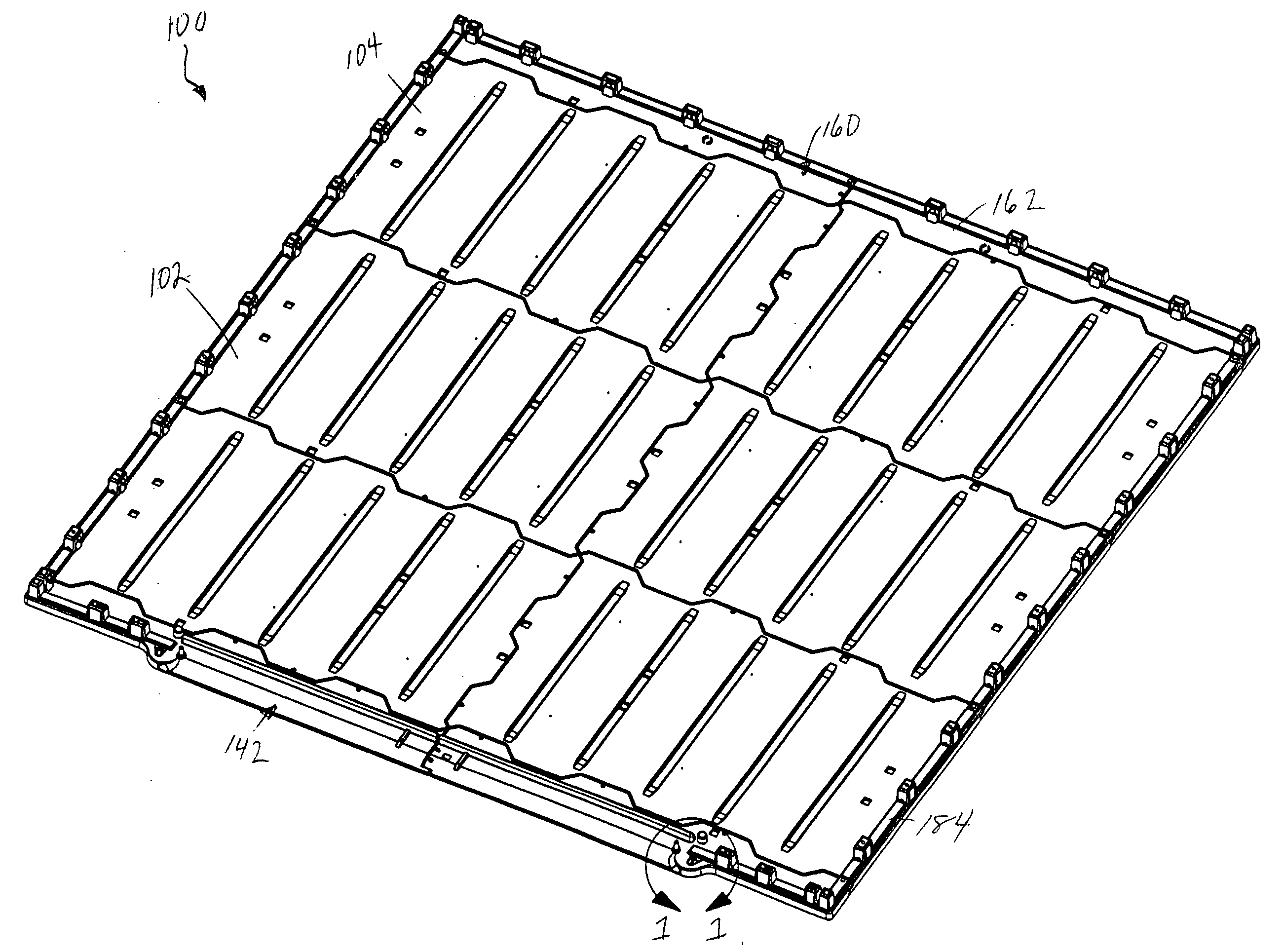 Plastic utility shed flooring system