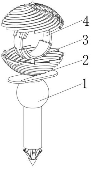 Petroleum pipeline supporting device