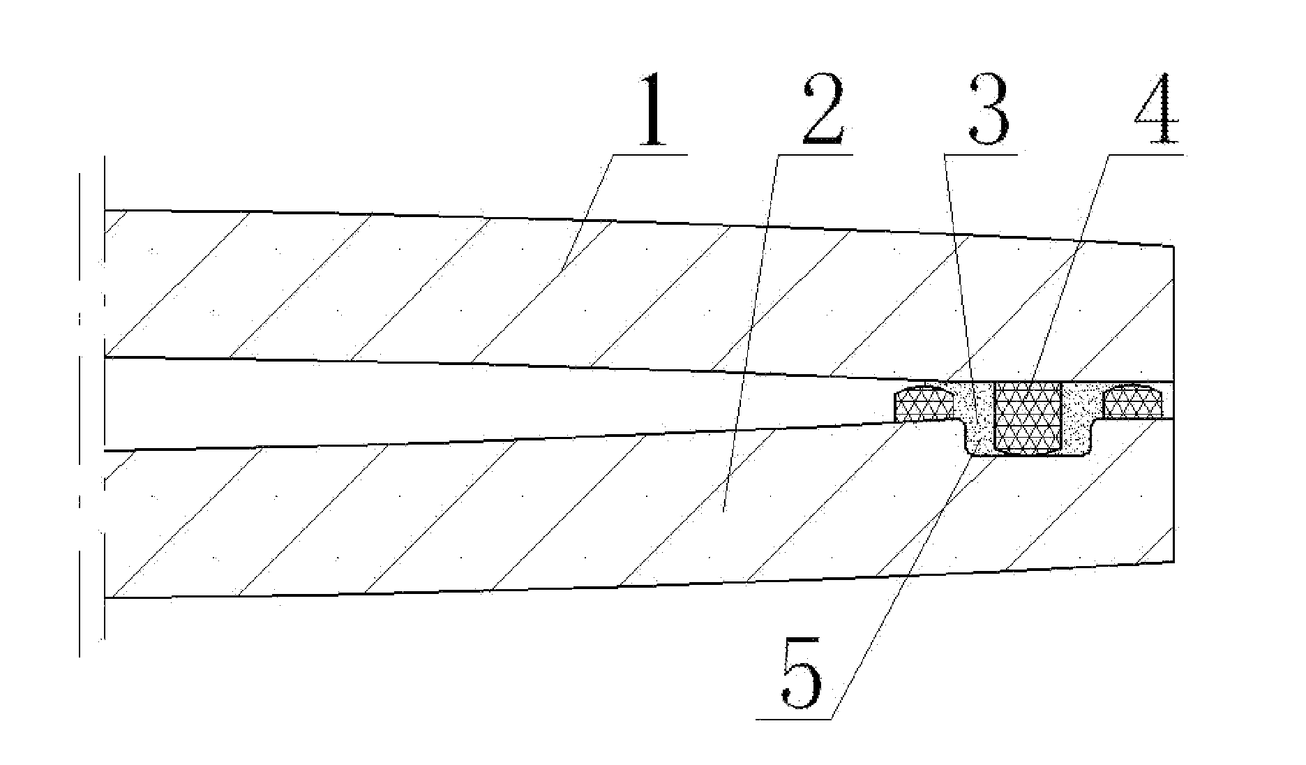 Low pressure air or vacuum glass edge-sealed with bar frame and groove