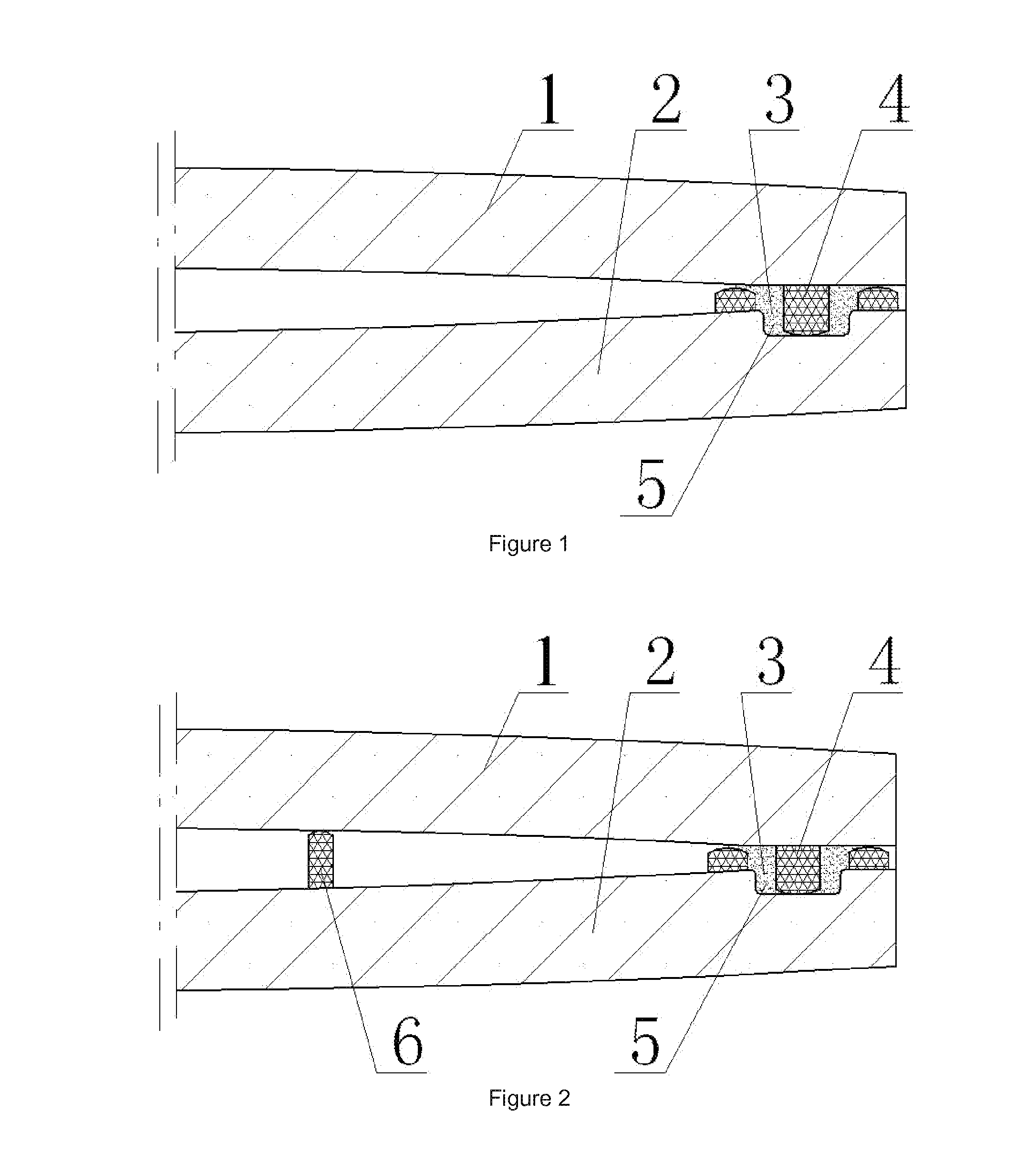 Low pressure air or vacuum glass edge-sealed with bar frame and groove